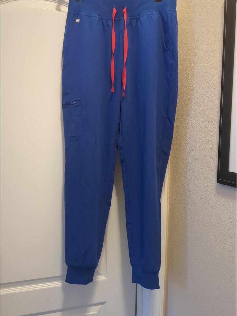 Figs Zamora Jogger Scrub Pants Women’s Size Medium EUC Royal Blue